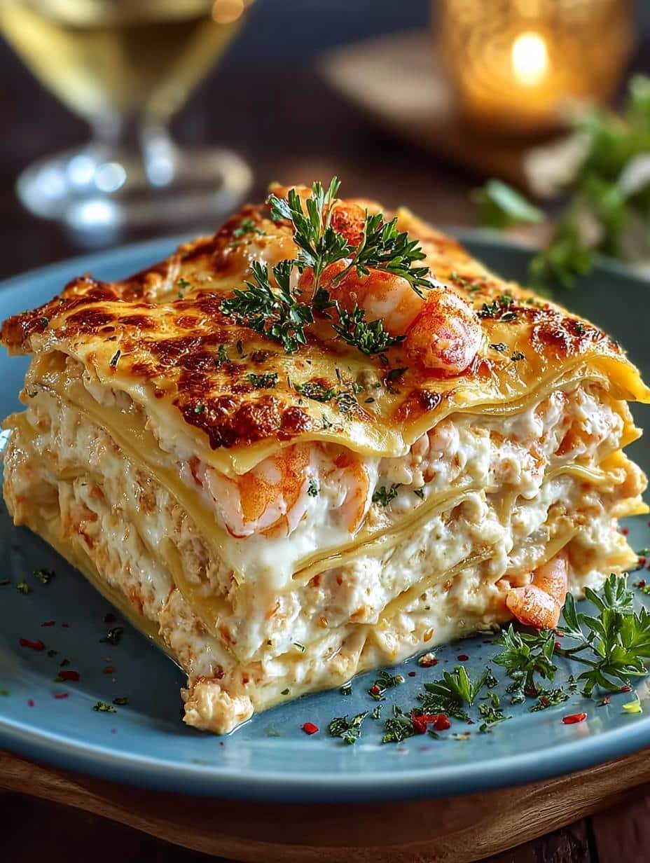 Shrimp Crab Lasagna: 7 Reasons to Indulge in This Delight - Shrimp Crab Lasagna - additional detail