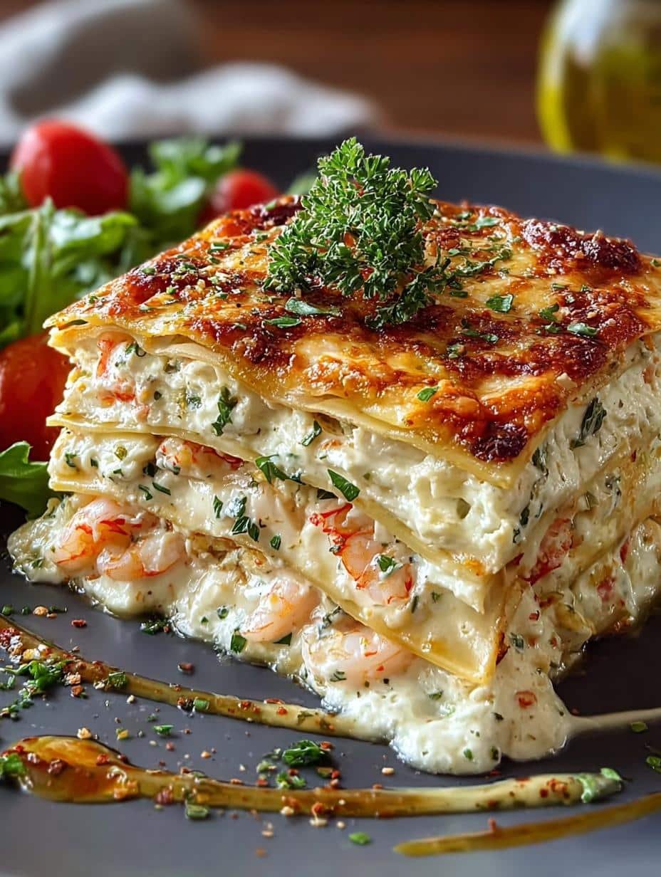 Shrimp Crab Lasagna