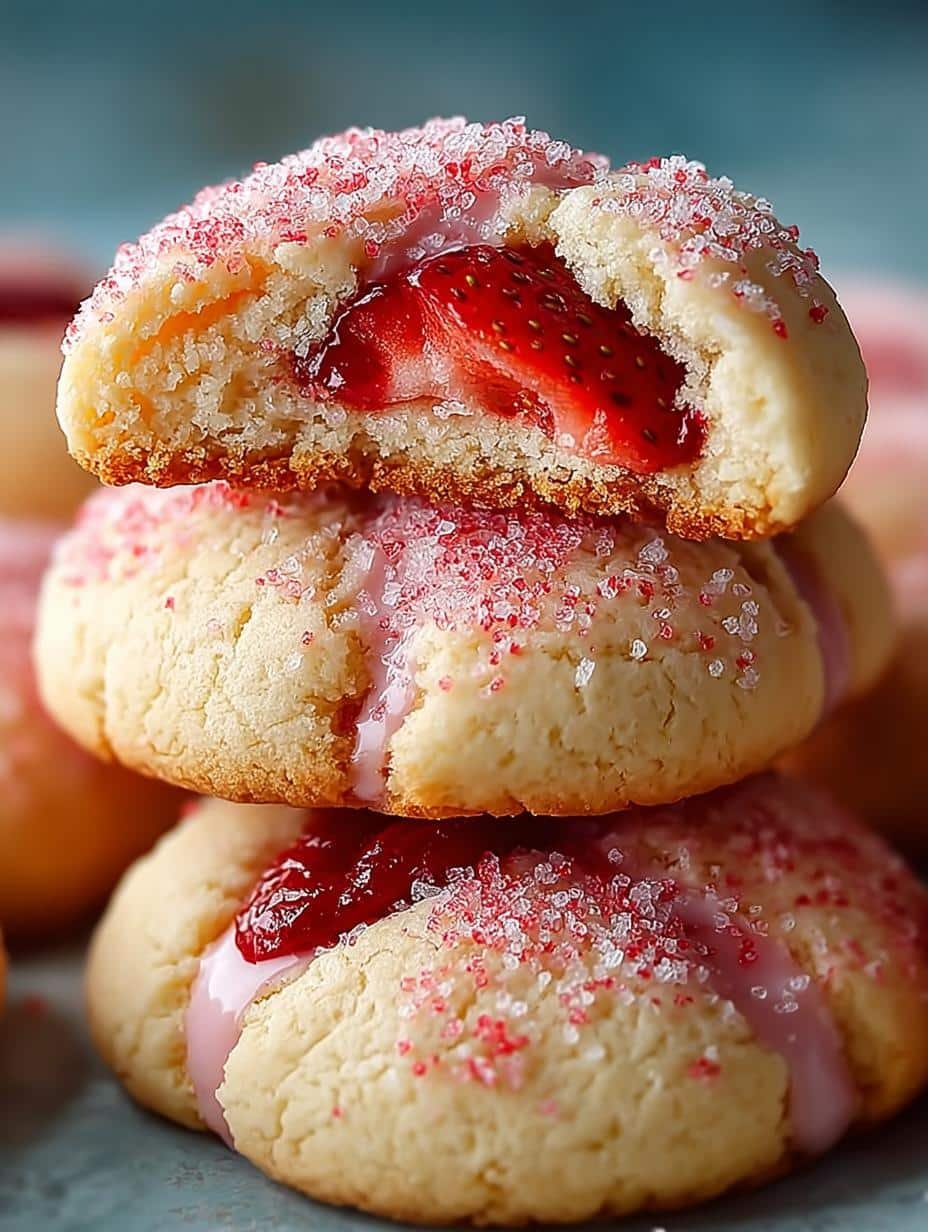 Soft Strawberry Cheesecake Cookies: 24 Irresistible Bites - Soft Strawberry Cheesecake Cookies - main visual representation