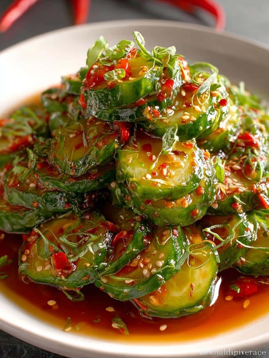 Spicy Asian Cucumber Salad: 5 Easy Steps to Refreshing Flavor - Spicy Asian Cucumber Salad - additional detail