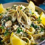 Vegan Lemon Artichoke Pasta