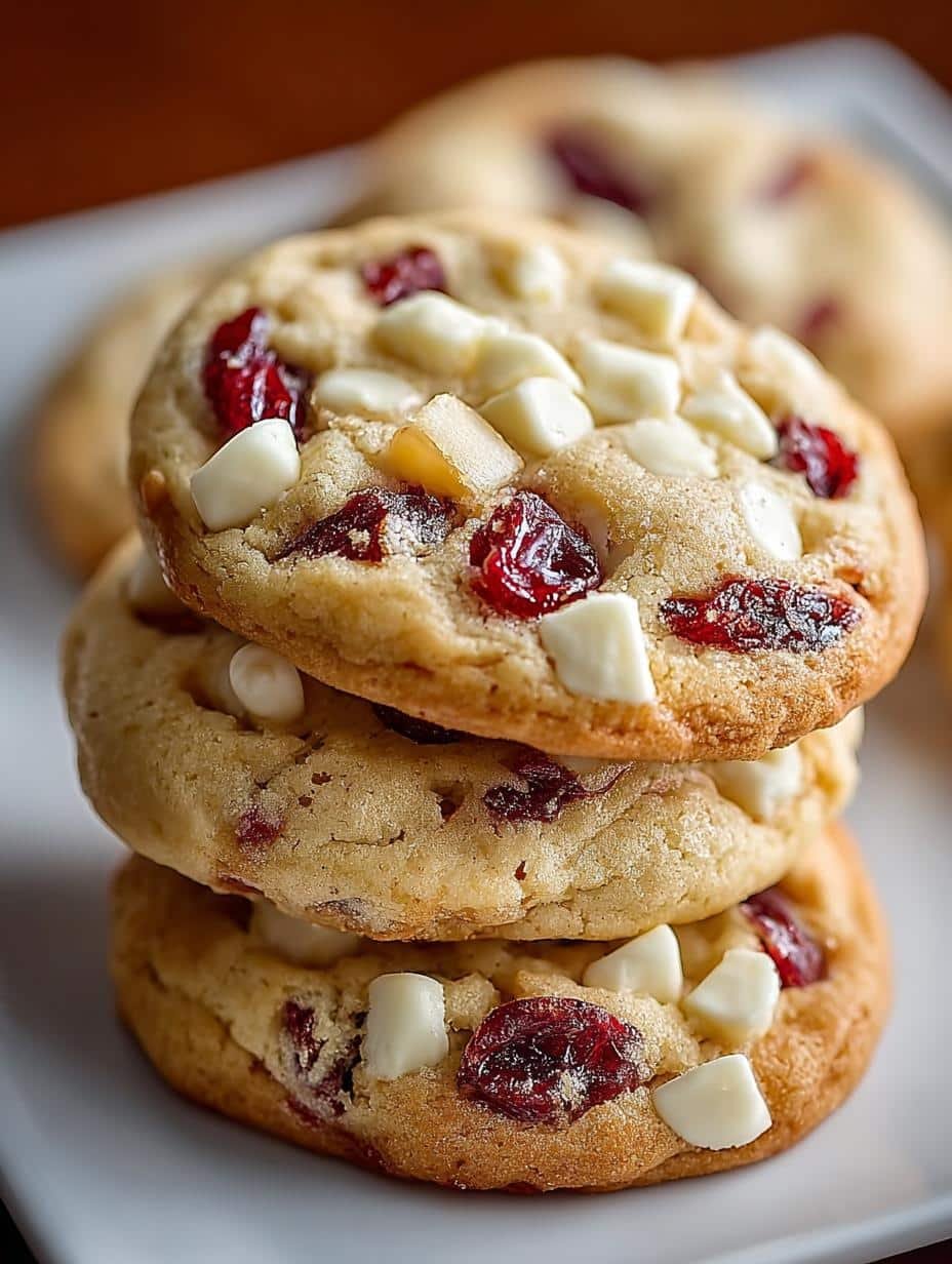 White Chocolate Cranberry Cookies
