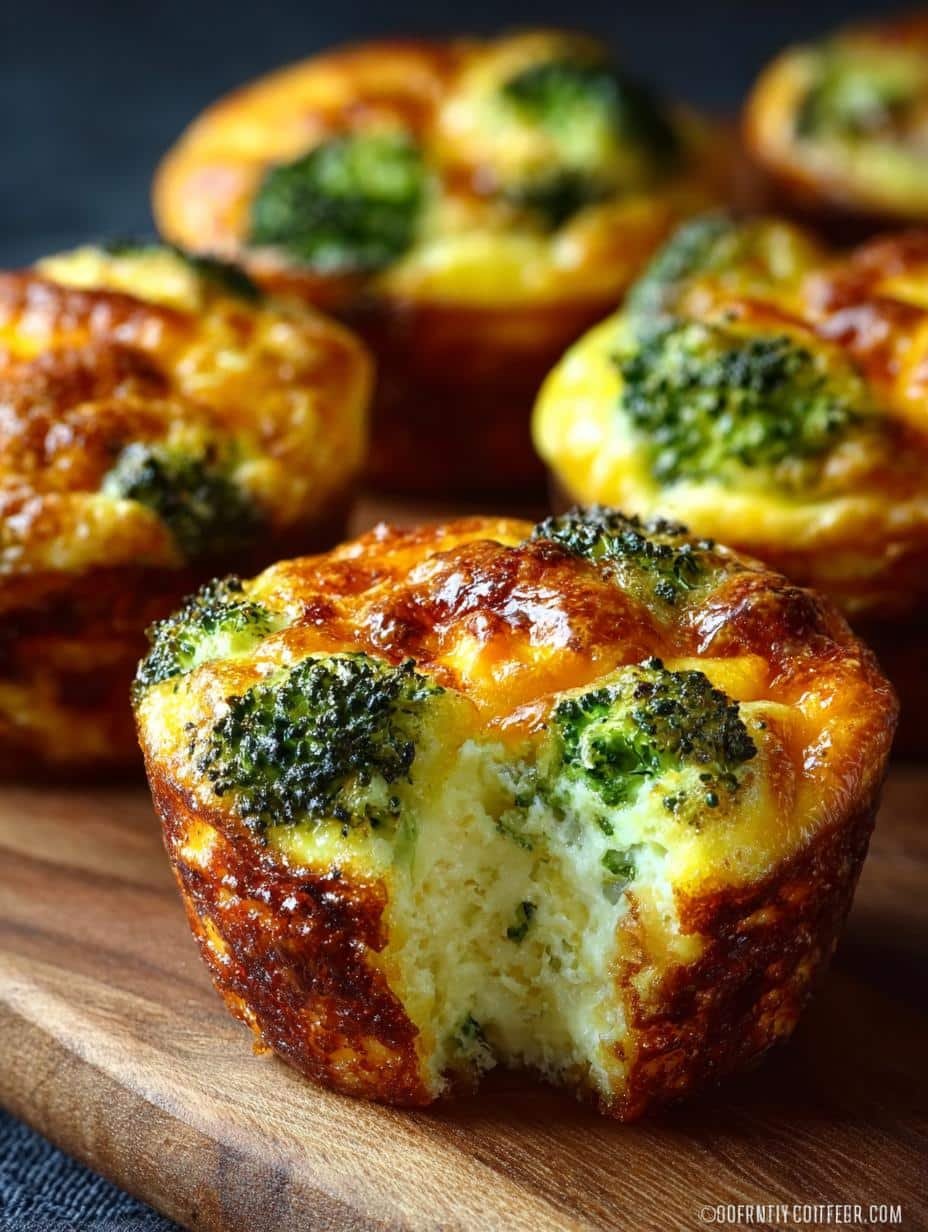 Delicious Broccoli Cheddar Egg Bites for Breakfast - Broccoli Cheddar Egg Bites - additional detail