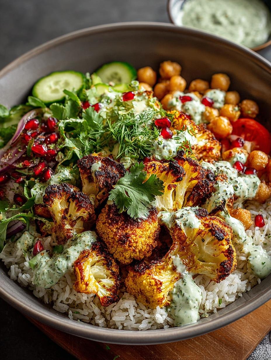 Cauliflower Shawarma Bowls For
