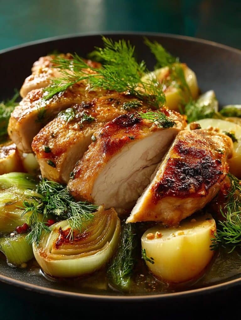 Chicken Fennel Apple Guo