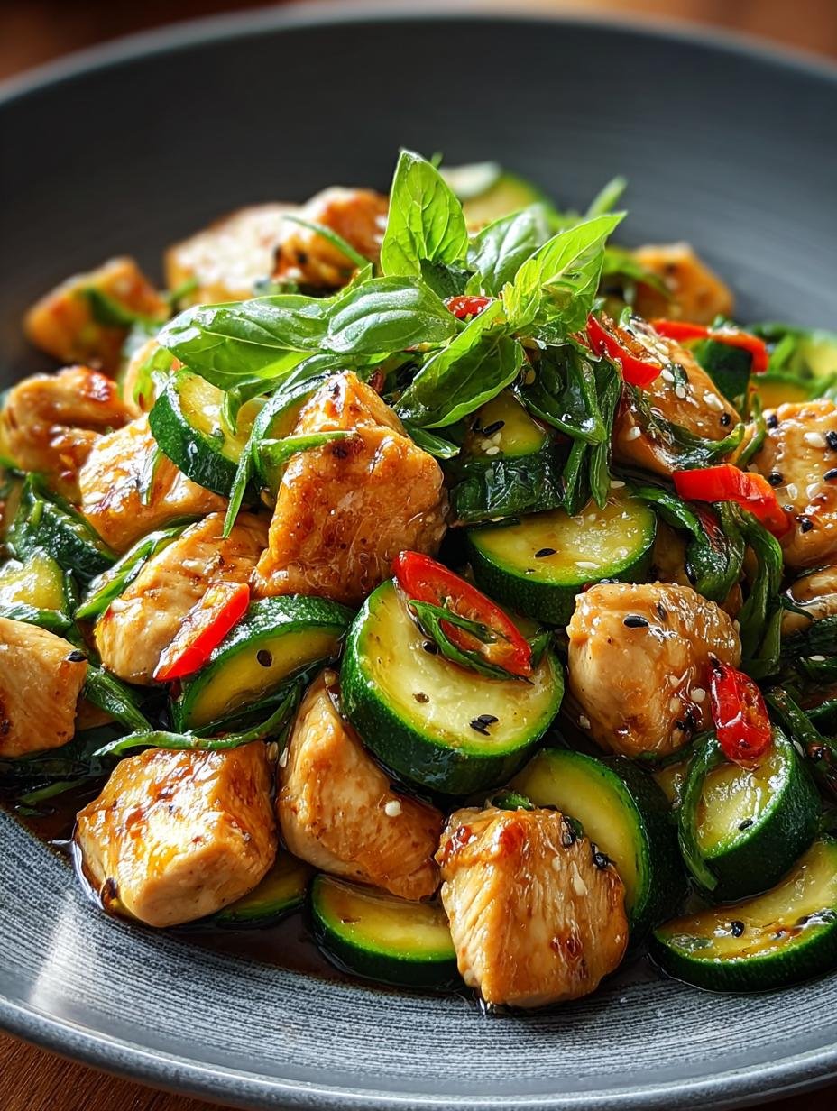 Chicken Zucchini Stir Fry: 30-Minute Flavorful Delight - Chicken Zucchini Stir Fry - additional detail