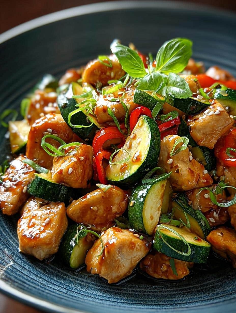 Chicken Zucchini Stir Fry