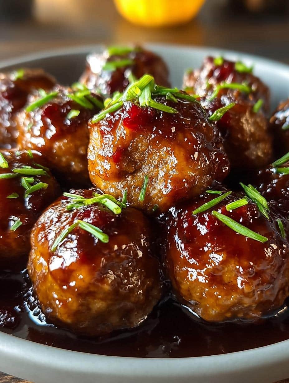 Cranberry Bbq Crockpot Meatballs