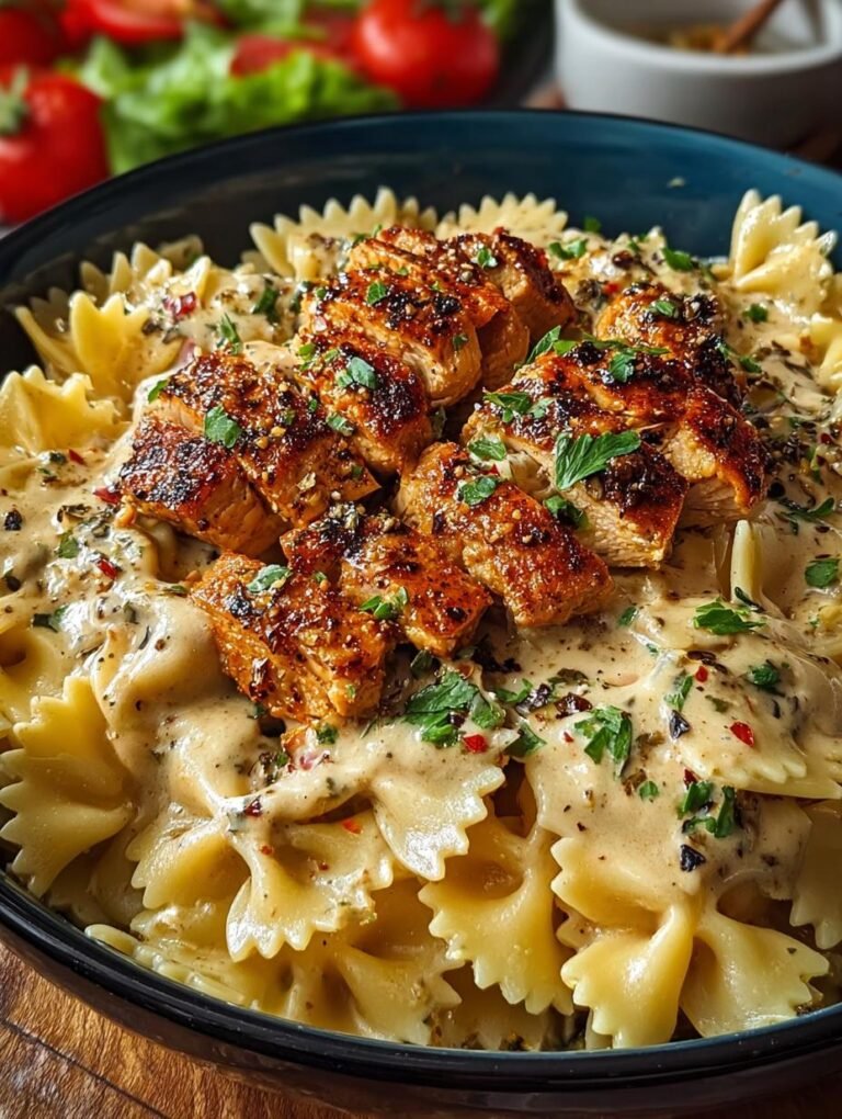Creamy Cajun Chicken Bowtie