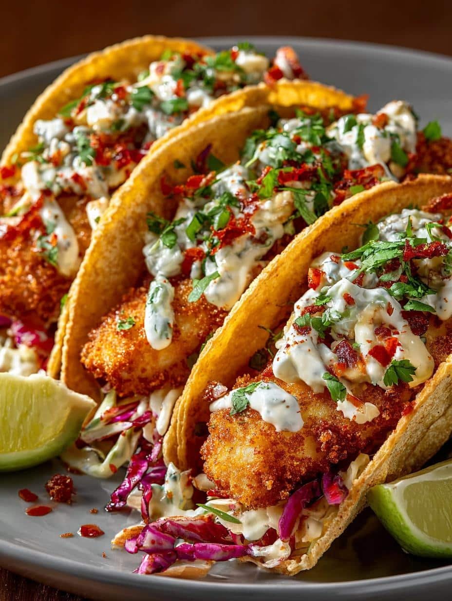 Crispy Fish Tacos with