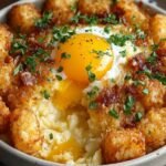 Crispy Tater Tot Breakfast