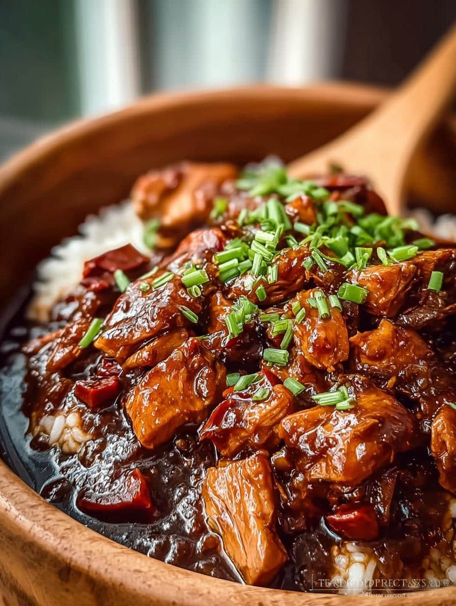 Crock Pot Bourbon Chicken