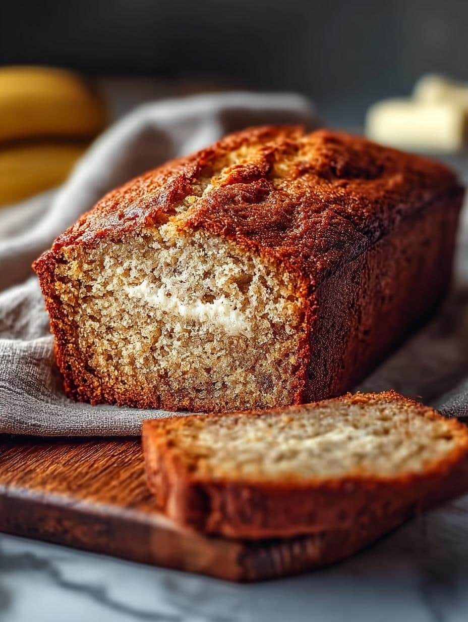 Delicious Eggless Banana Bread That's Amazingly Moist - Eggless Banana Bread - main visual representation
