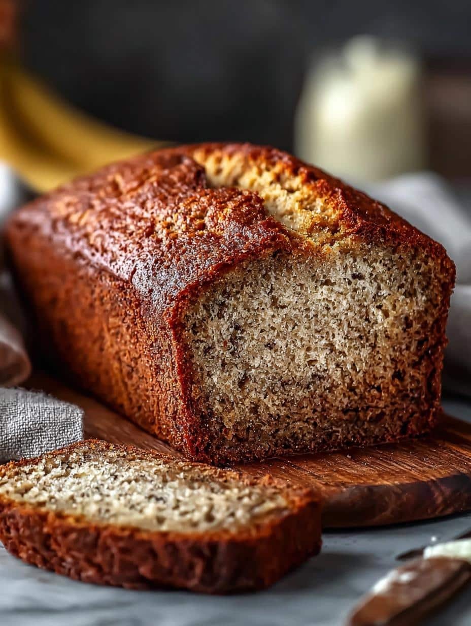Delicious Eggless Banana Bread That's Amazingly Moist - Eggless Banana Bread - additional detail
