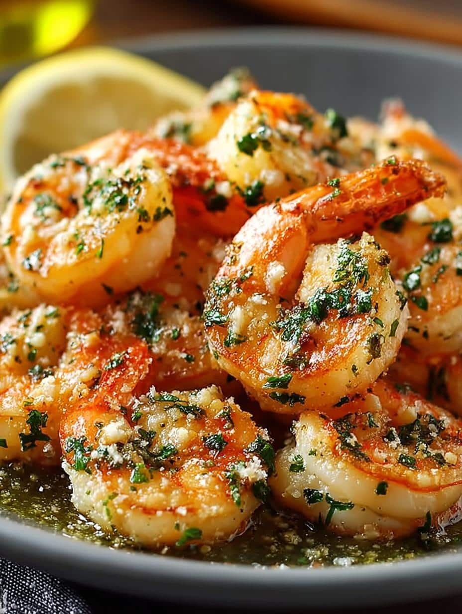 Garlic Parmesan Roasted Shrimp