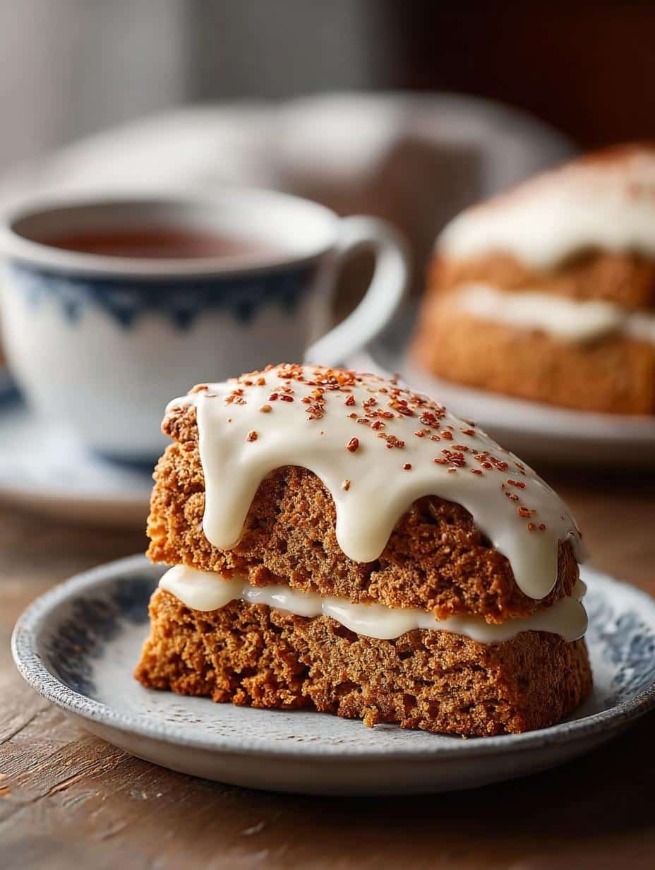 Gin Extract Gingerbread Scones