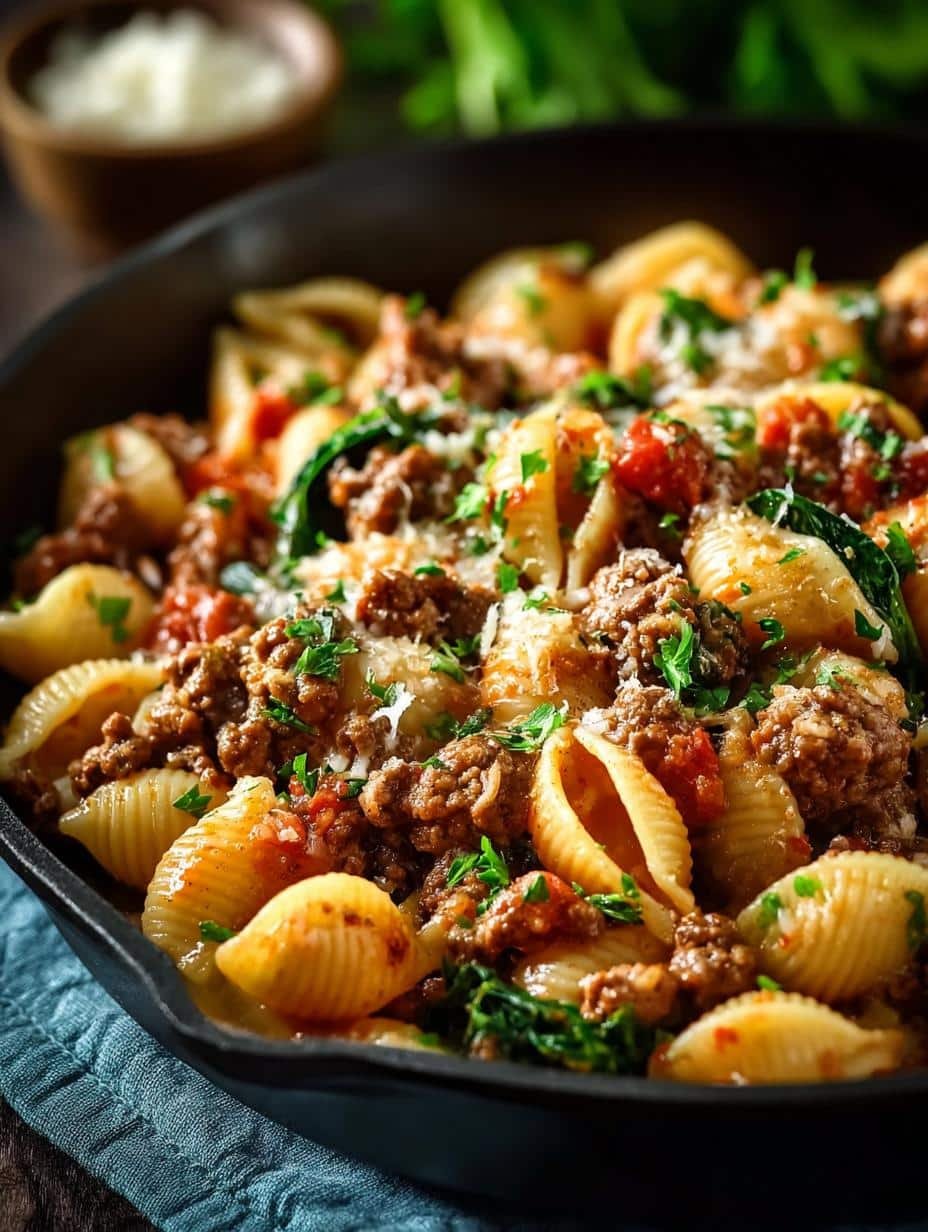 Ground Beef Shells Skillet: 30-Minute Family Favorite - Ground Beef Shells Skillet - main visual representation