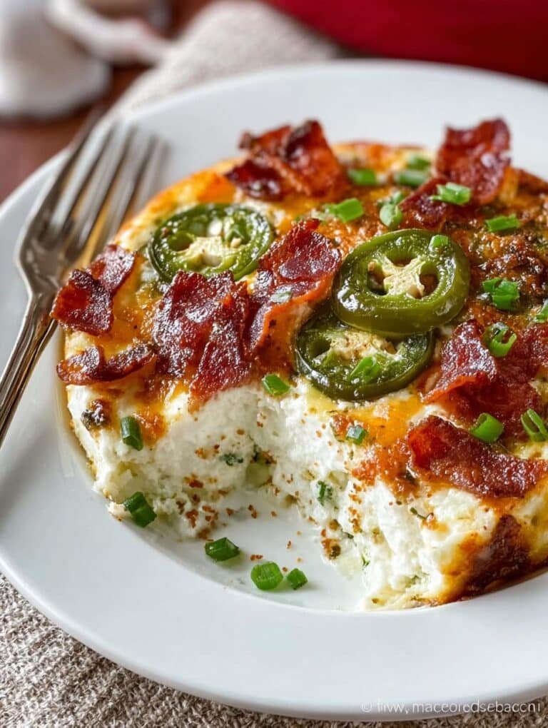 Keto Jalapeno Popper Casserole