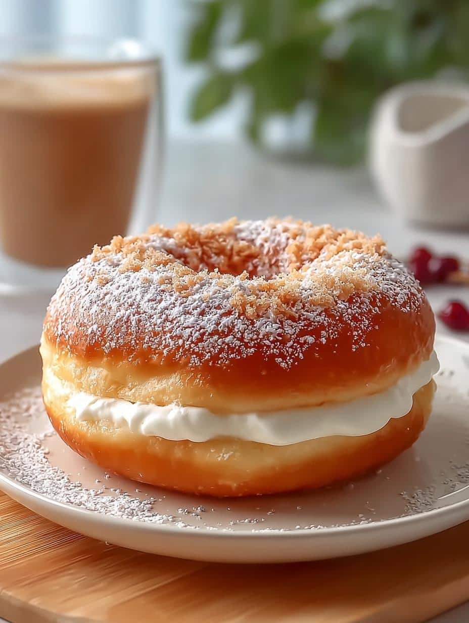 Fluffy Korean Milk Cream Donut Recipe You’ll Adore - Korean Milk Cream Donut - main visual representation