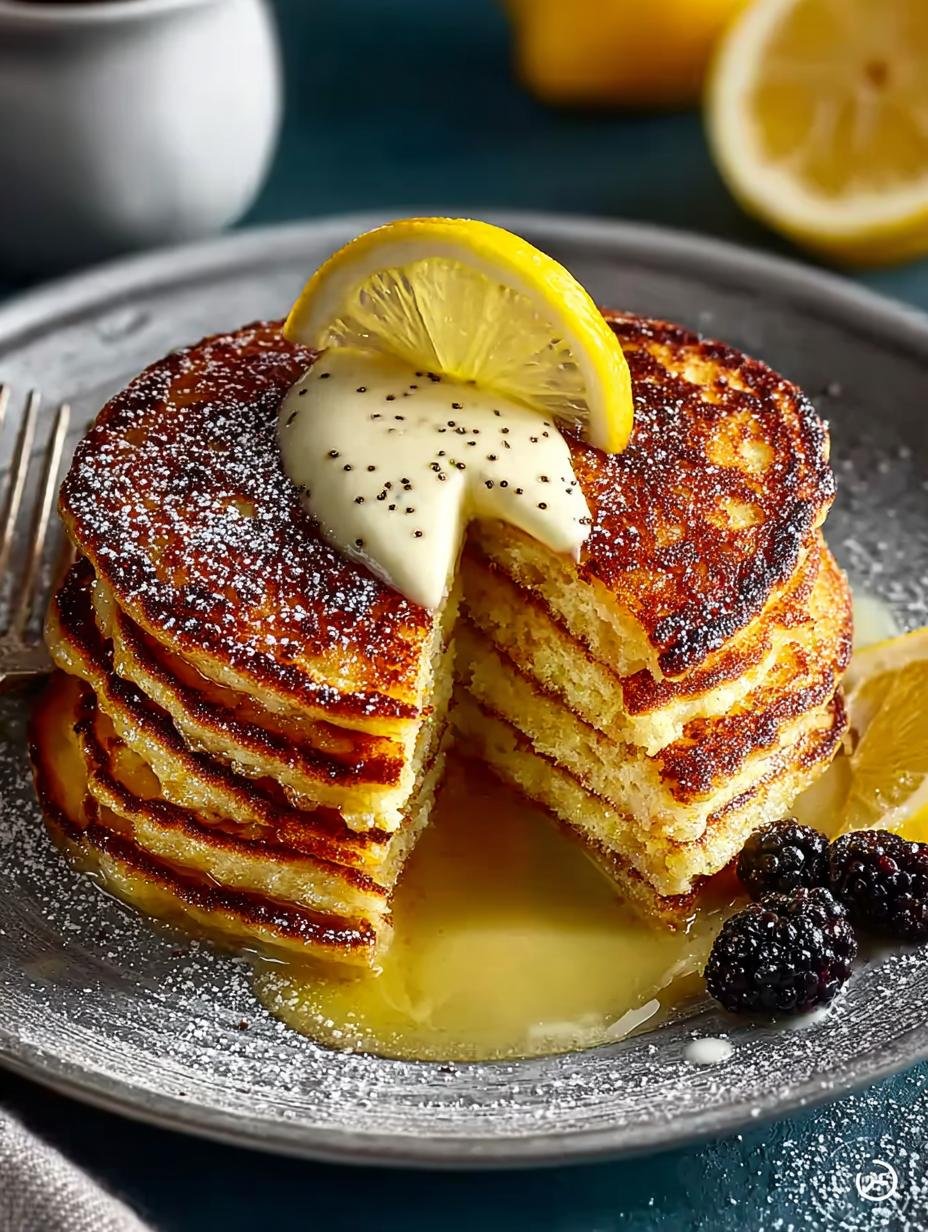 Lemon Pancakes with Poppy: 5 Steps to Delightful Fluffiness - Lemon Pancakes with Poppy - additional detail