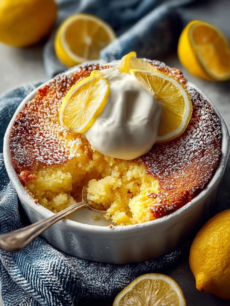Magic Lemon Cobbler Sweet