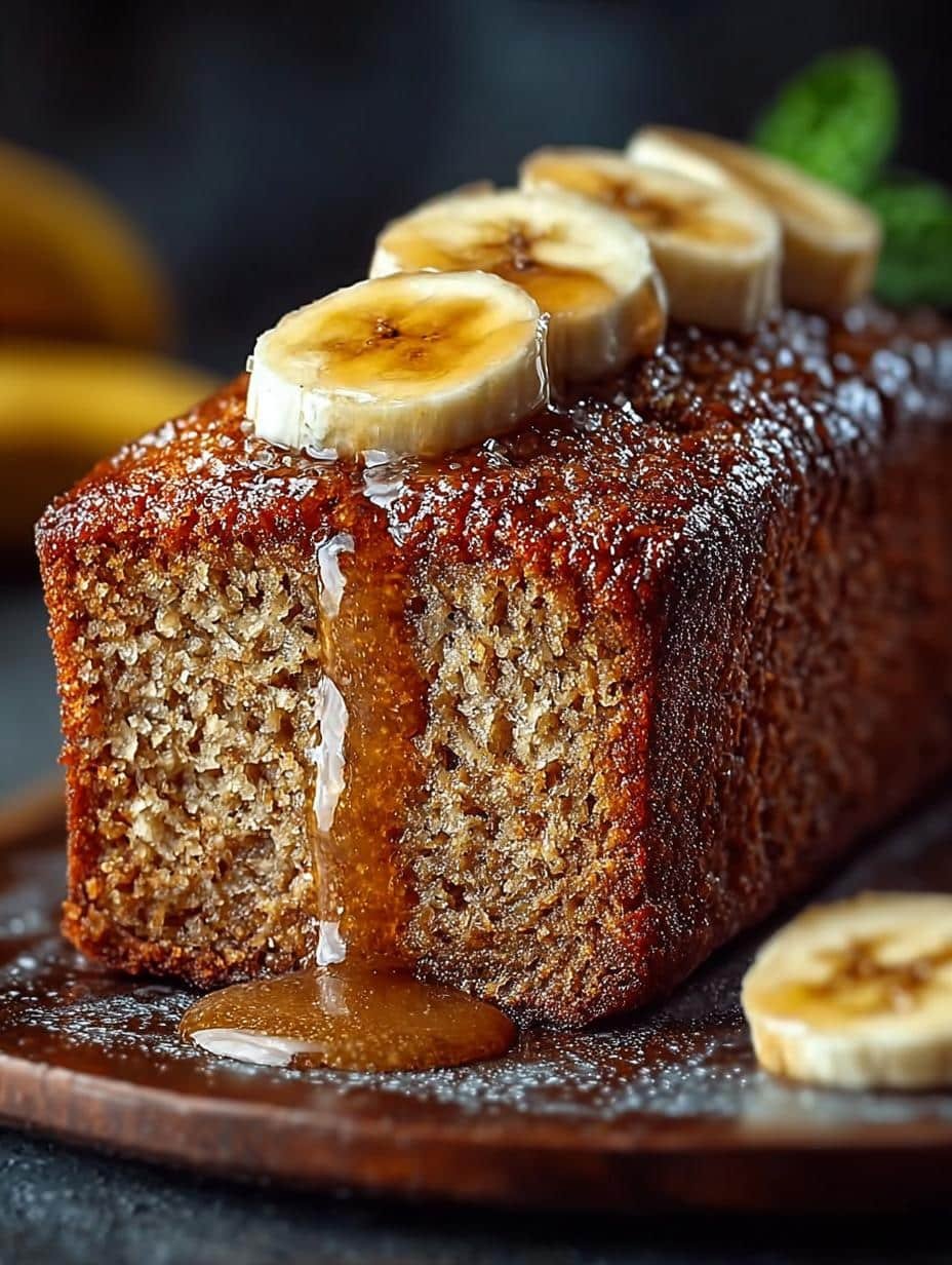 Moist Gingerbread Banana Bread