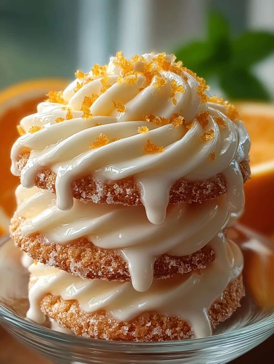 Irresistible Orange Cream Cookies: 24 Chewy Delights - Orange Cream - main visual representation