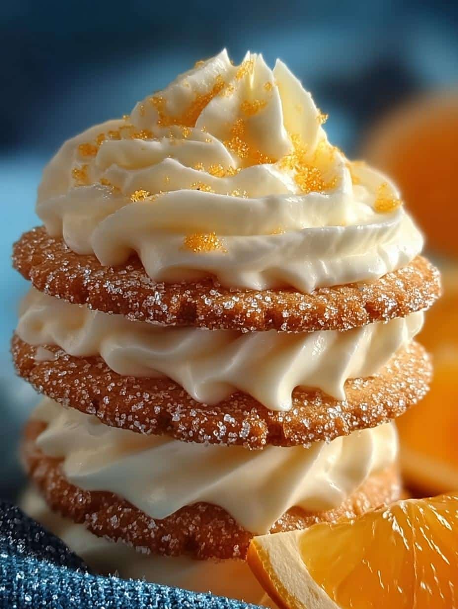Irresistible Orange Cream Cookies: 24 Chewy Delights - Orange Cream - additional detail