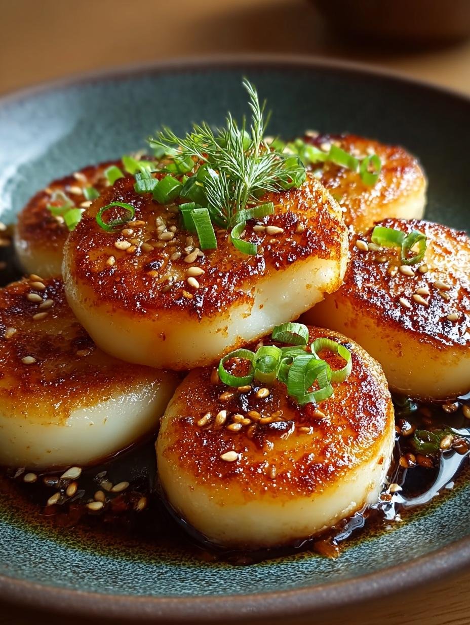 Pan Fried Japanese Potato