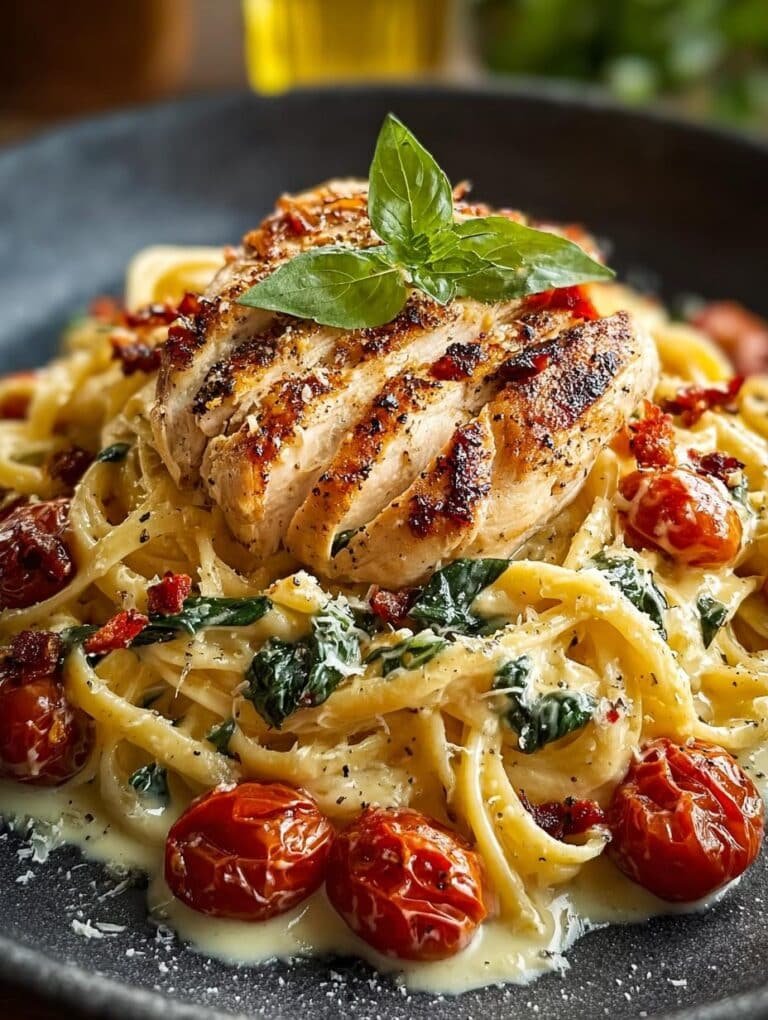 Parmesan Marry Chicken Pasta