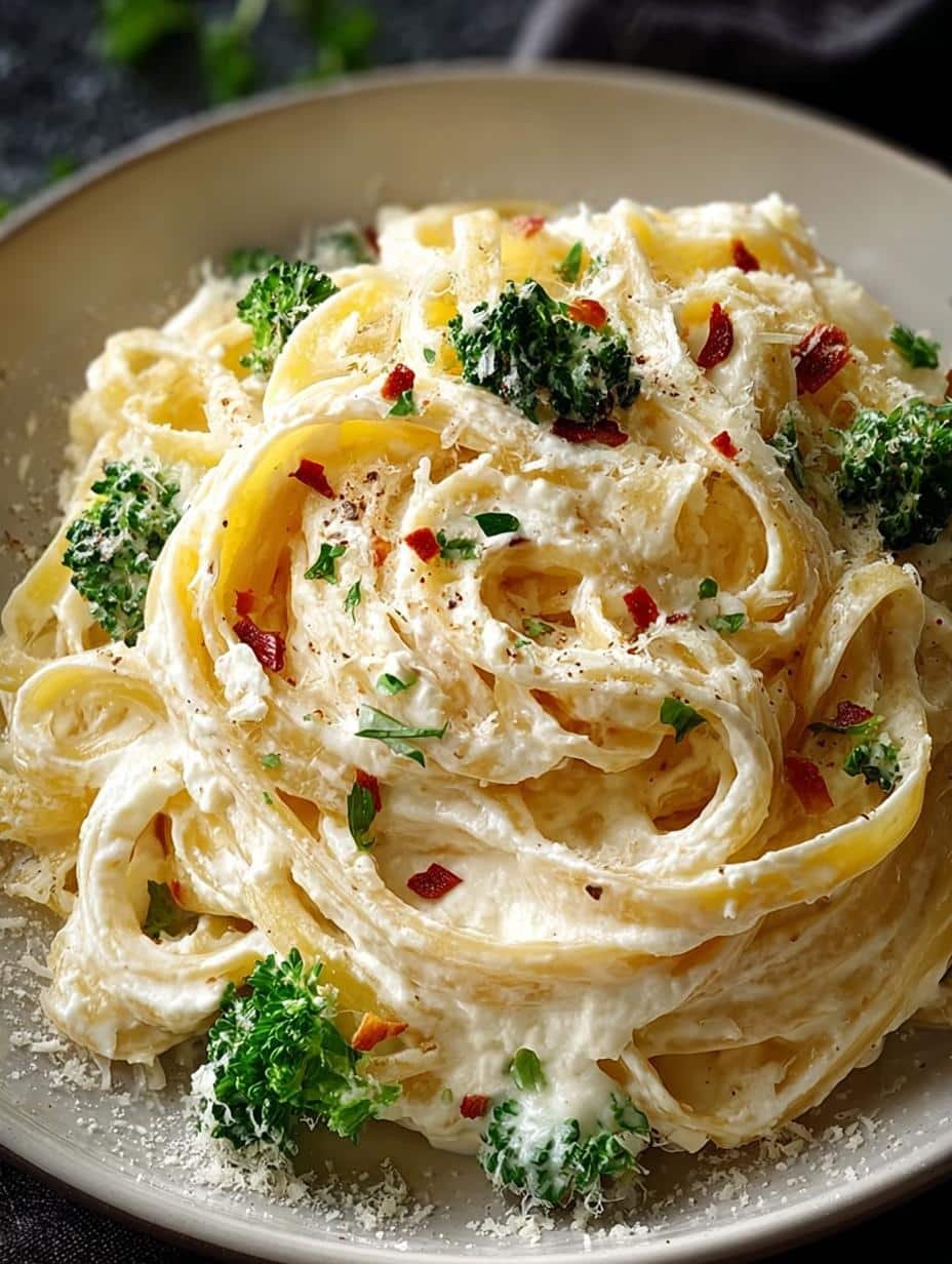 Pasta Alfredo Cottage Cheese