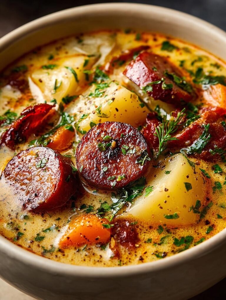 Potato Kielbasa Soup For