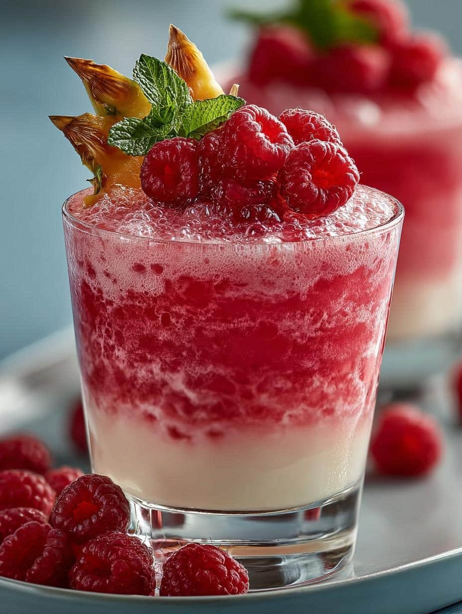 Raspberry Colada Twist Refreshing Delight for Summer - Raspberry Colada Twist Refreshing - additional detail