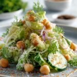 Savoy Cabbage Chickpea Salad