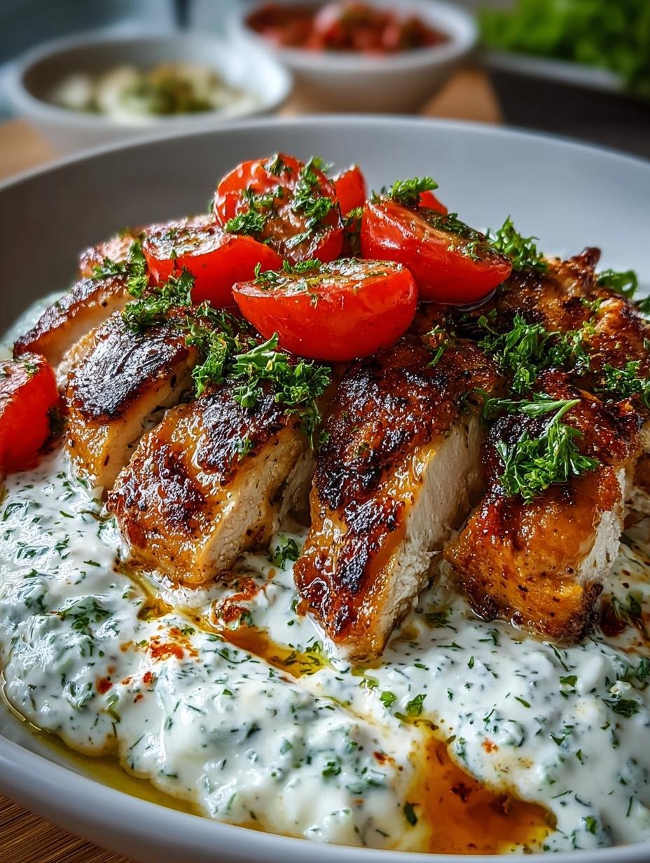 Turkish Chicken with Creamy Sauce in 30 Minutes - Turkish Chicken with Creamy - main visual representation