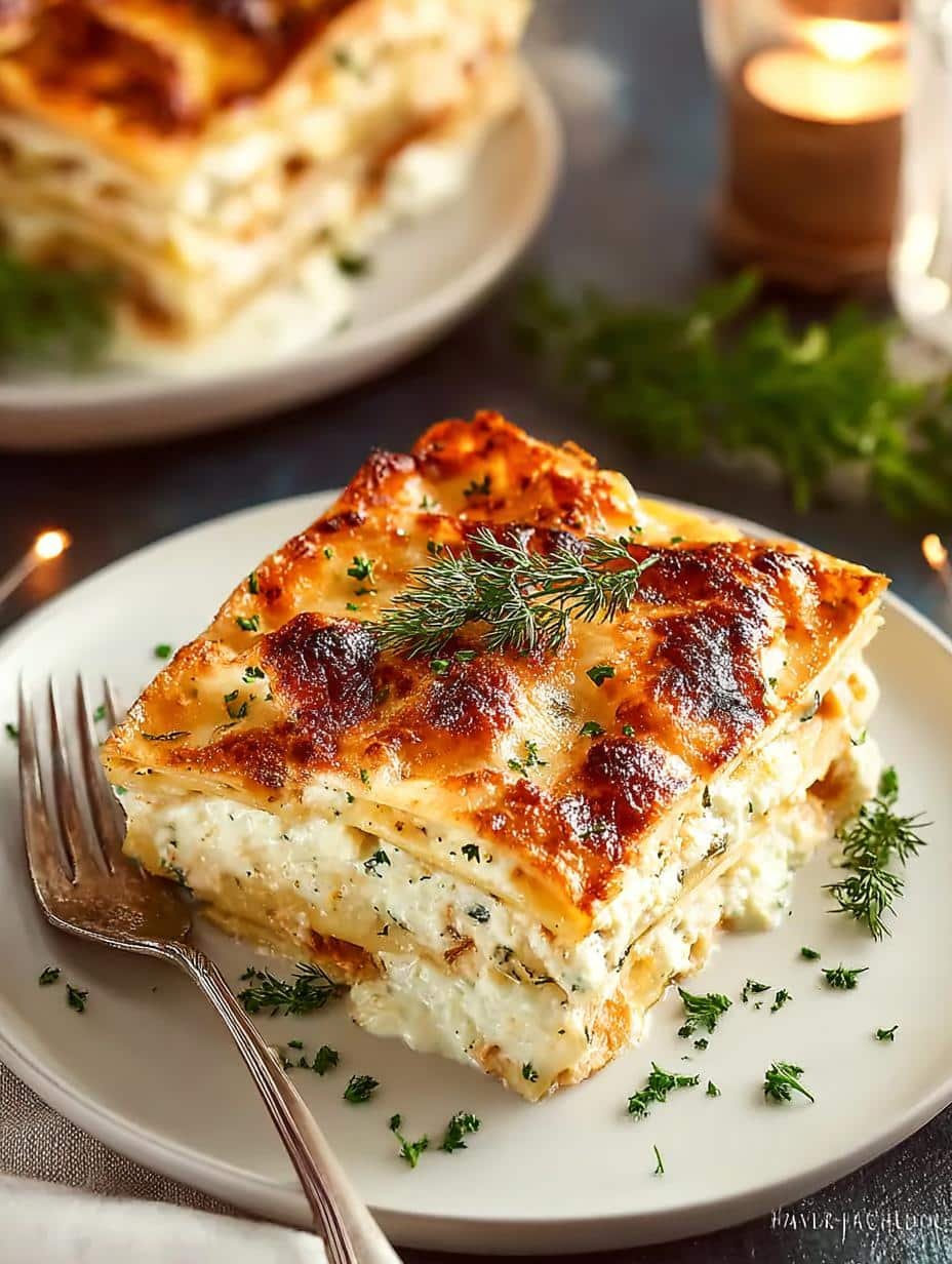 White Chicken Lasagna