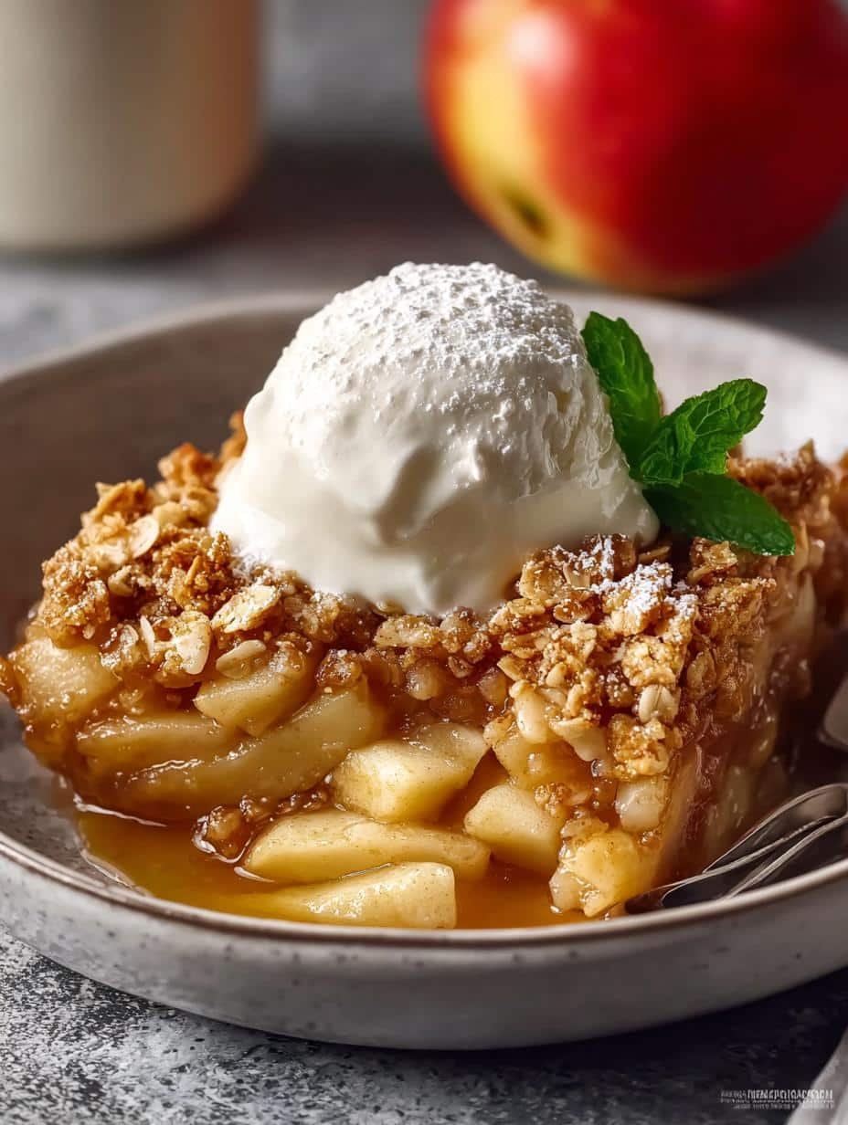 Easy Apple Crisp: A Comforting Dessert to Savor - Apple Crisp - additional detail
