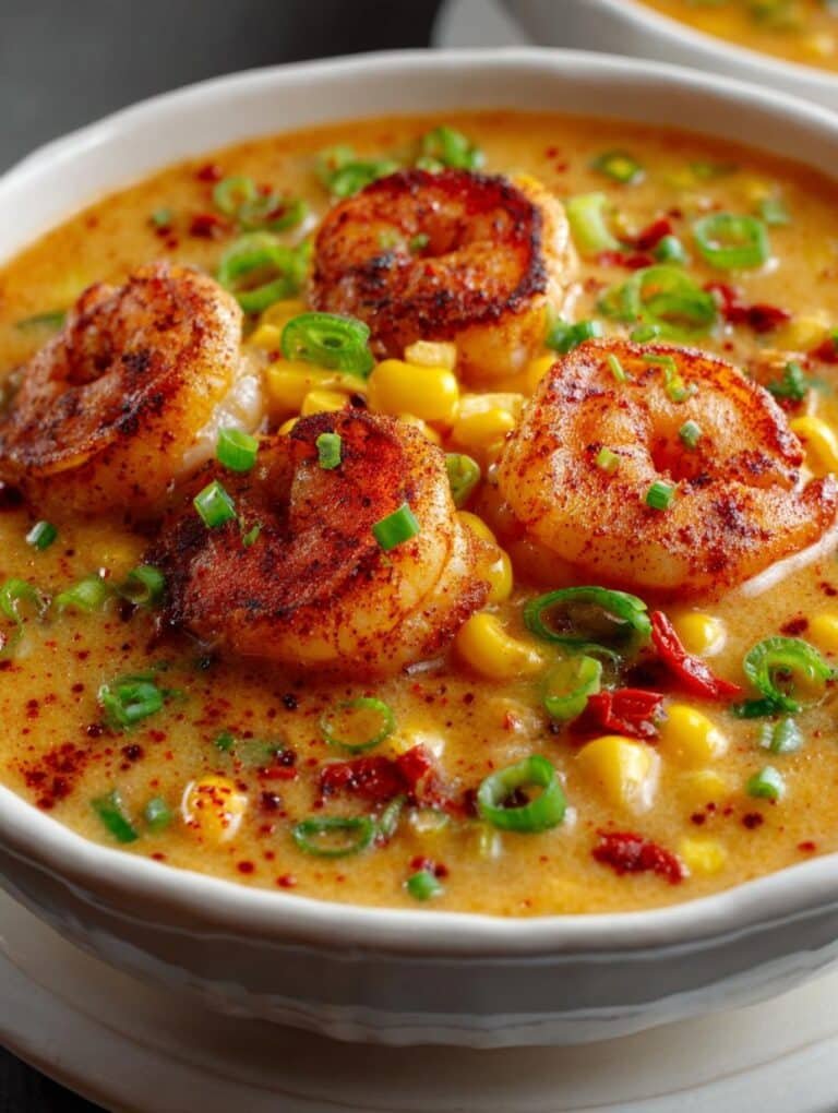 Cajun Shrimp Corn Chowder