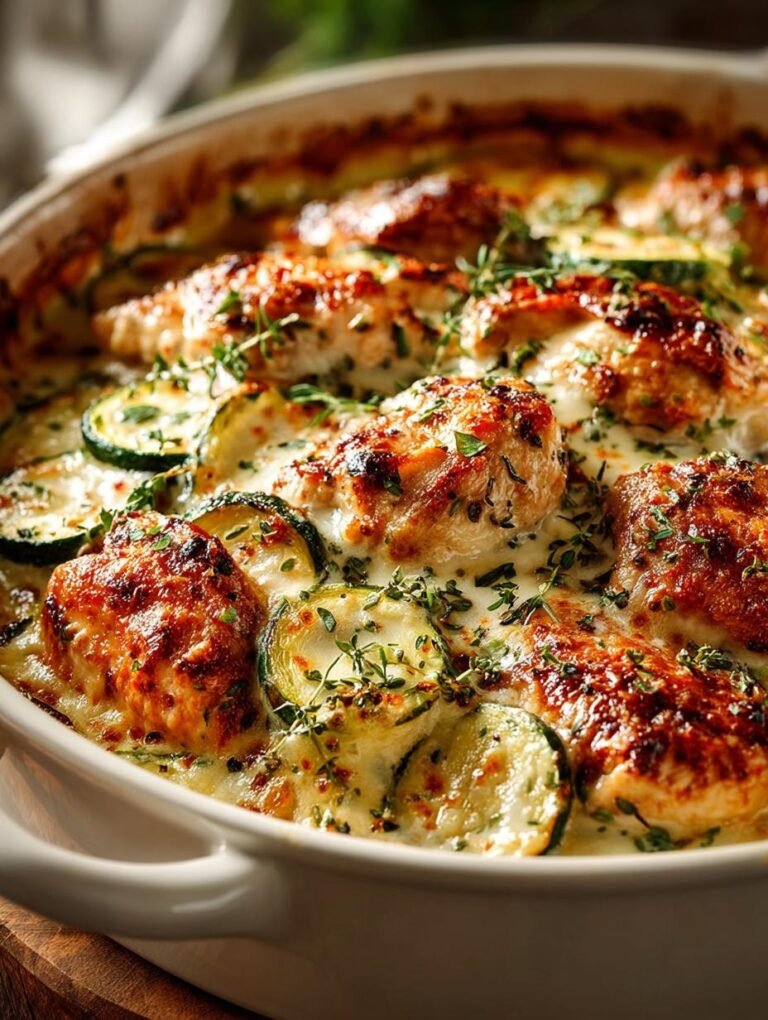 Chicken Zucchini Bake For