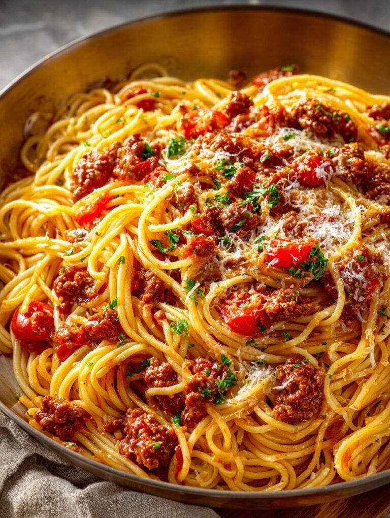 Cowboy Spaghetti Hearty Beef