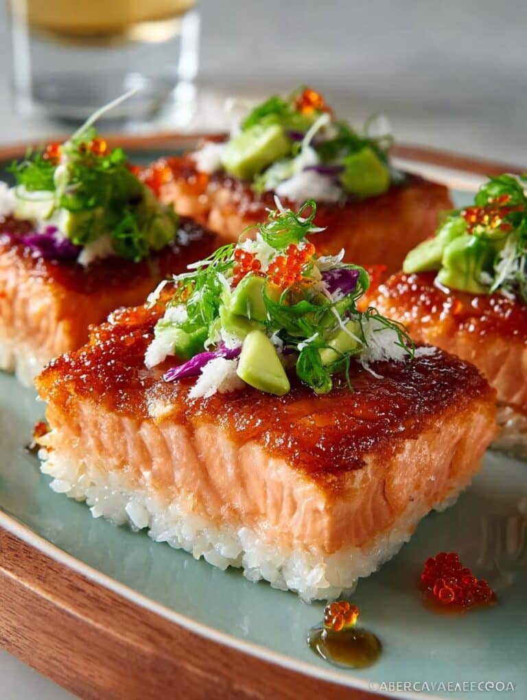 Crispy Rice Salmon