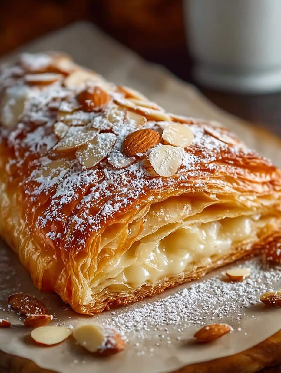 Flaky Sweet Almond Pastry