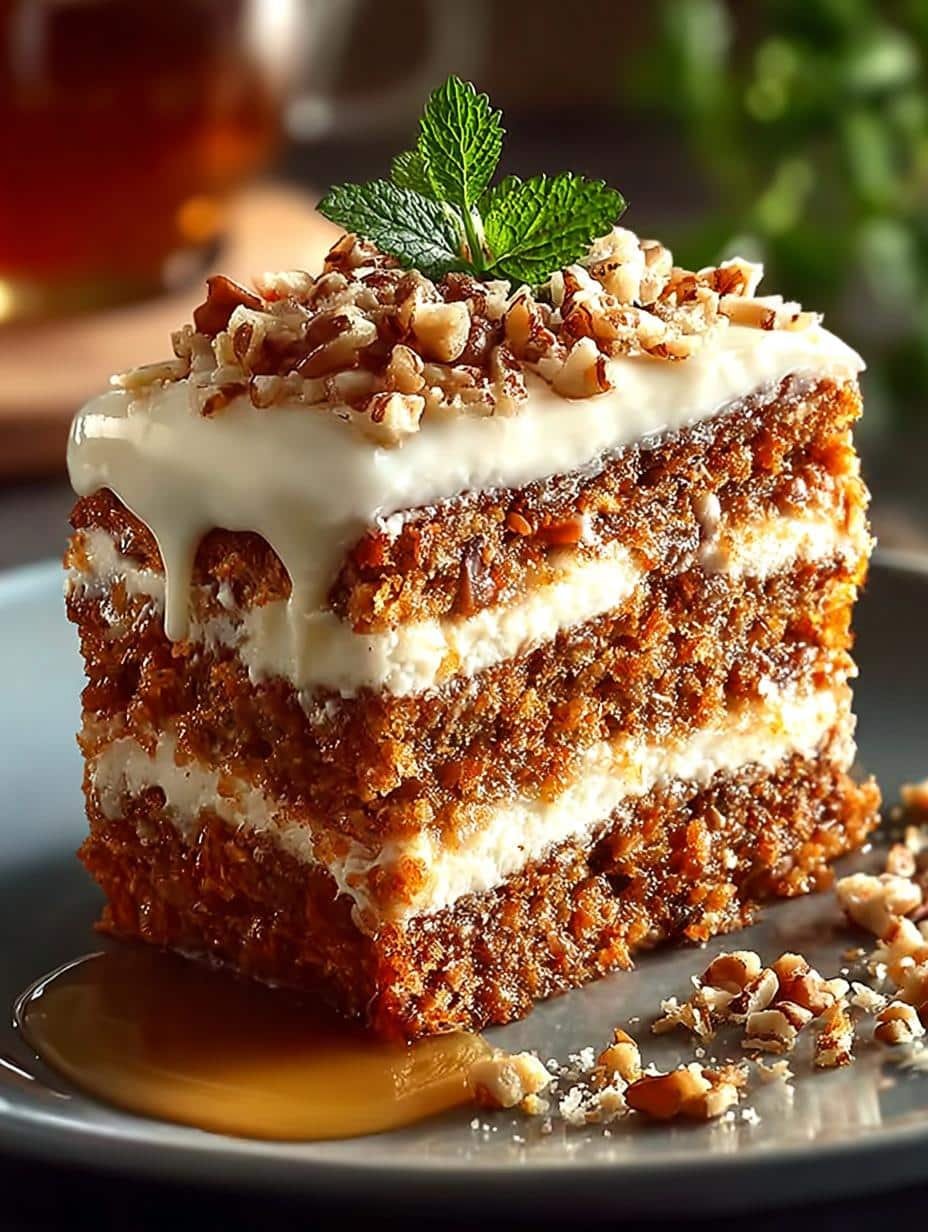 Flourless Oatmeal Carrot Cake: A Healthy Delight - Flourless Oatmeal Carrot Cake - main visual representation