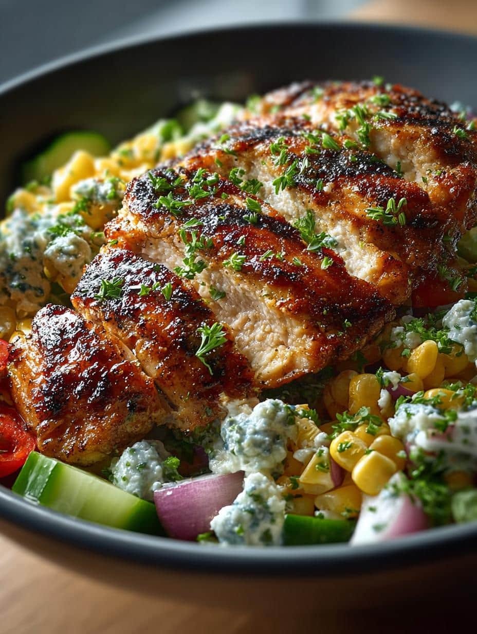 High Protein Chicken Street Corn Salad Recipe for Health - High Protein Chicken Street - main visual representation