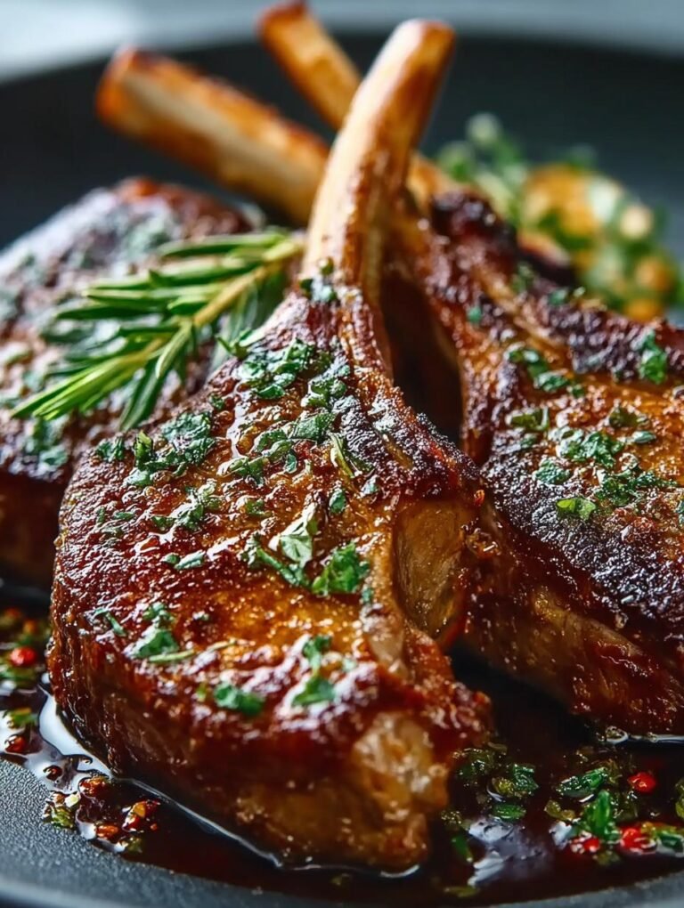 Juicy Garlic Butter Lamb