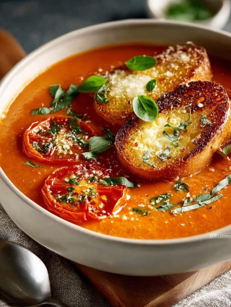 Roasted Tomato Soup with