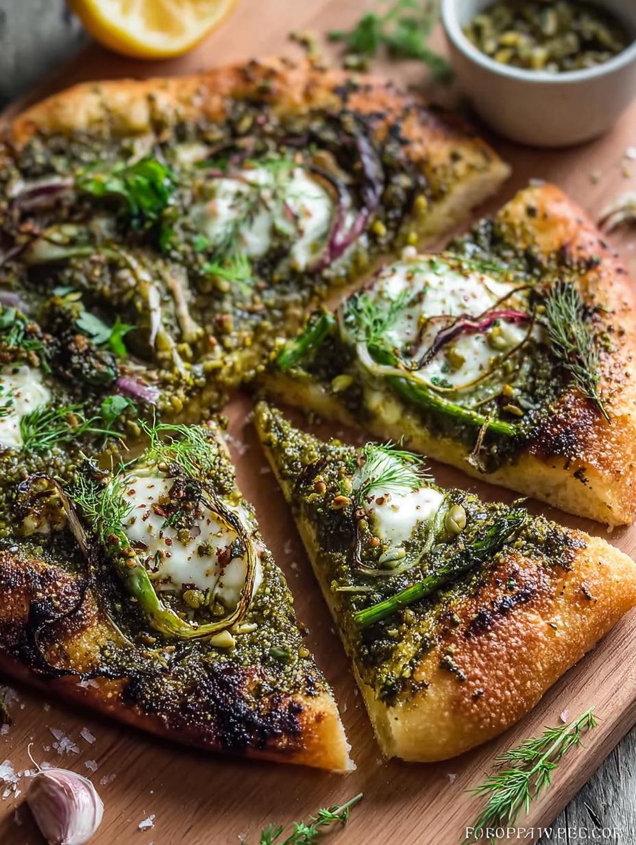 Spring Pistachio Pesto Pizza: 7 Irresistible Flavors - Spring Pistachio Pesto Pizza - main visual representation