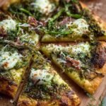 Spring Pistachio Pesto Pizza