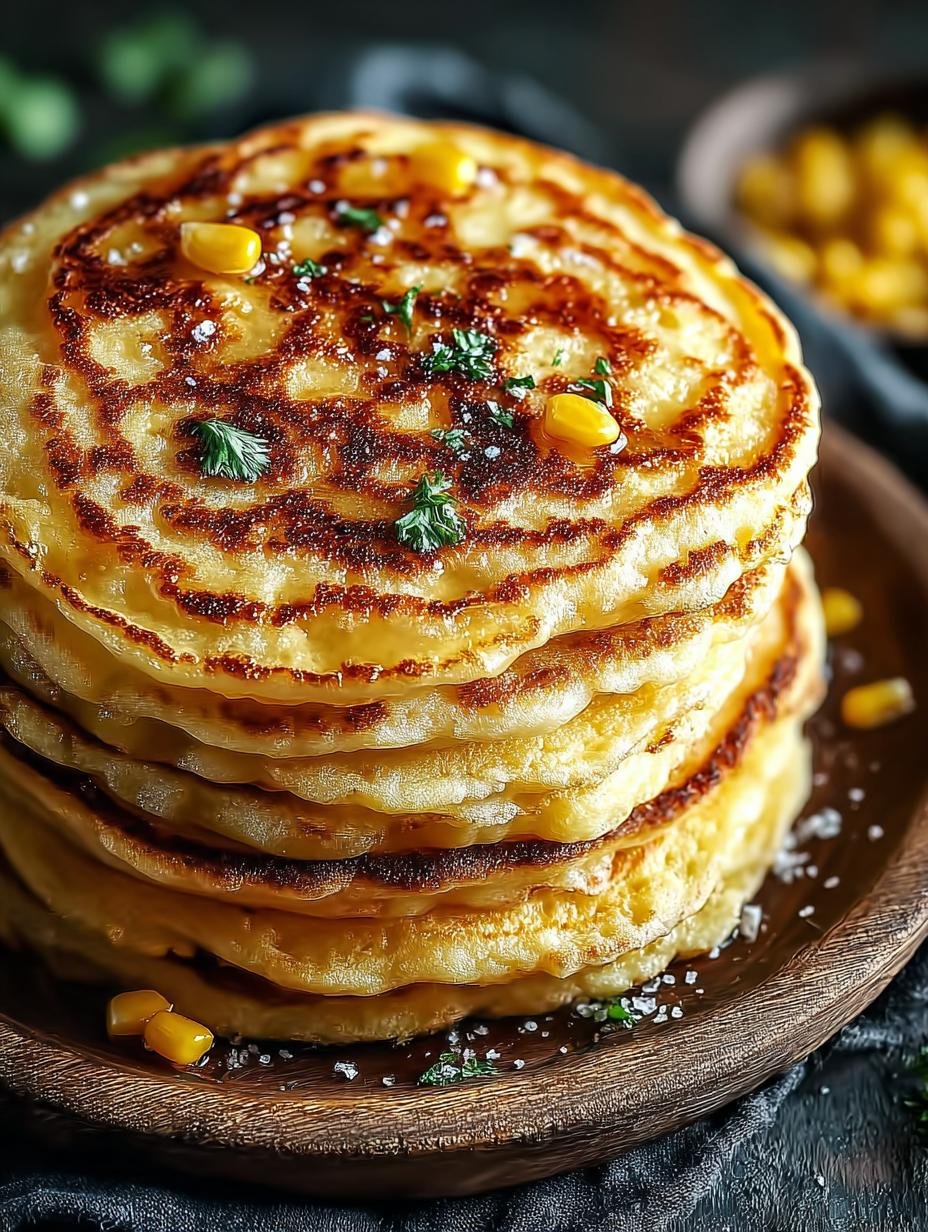 Venezuelan Sweet Corn Cachapas
